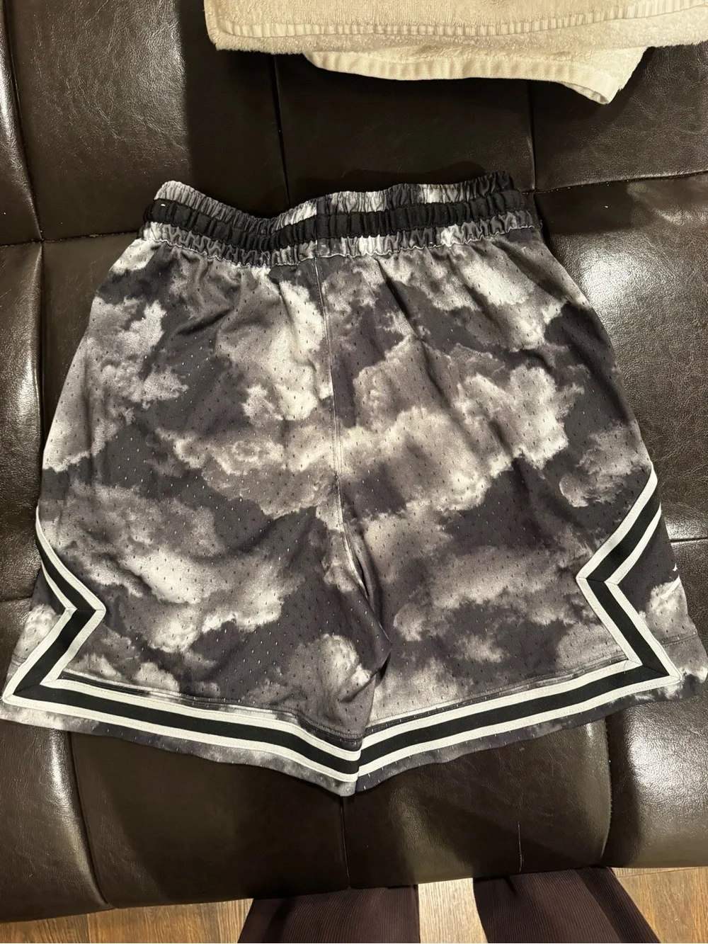 Nike Air Jordan Jumpman Diamond Shorts Black Camo Size M